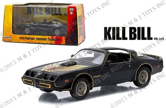 Greenlight 1:43 Hollywood Series 5 Kill Bill Vol. 2 (2004) 1979 Pontiac Firebird Trans Am- Diecast