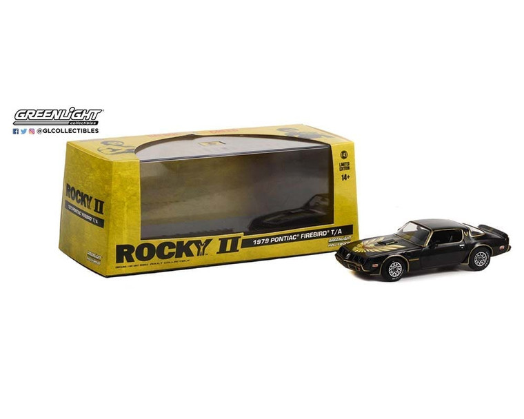 Greenlight 1:43 Rocky Ii (1979) 1979 Pontiac Firebird Trans Am (black)- Diecast