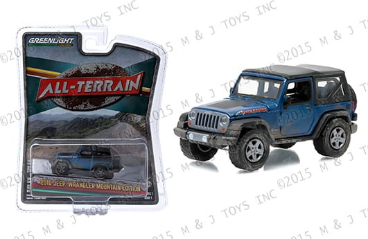 Greenlight 1:64 All-terrain Series 1 2010 Jeep Wrangler Mountain Edition- Diecast