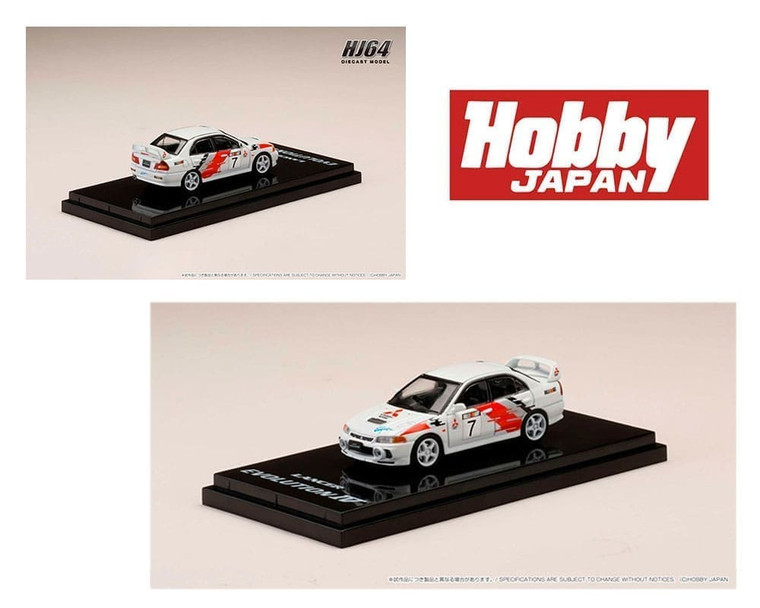 Hobby Japan 1:64 Mitsubishi Lancer Gsr Evolution Gr Rally Graphic- Diecast