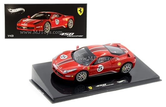 Hot Wheels 1:43 Elite Ferrari 458 Challenger- Diecast