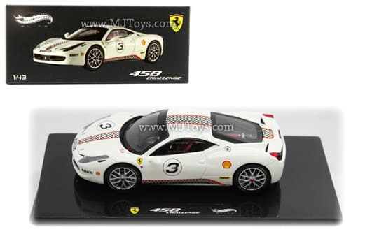 Hot Wheels 1:43 Elite Ferrari 458 Challenge- Diecast