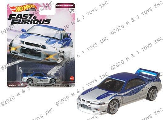 Hot Wheels 1:64 Fast & Furious Quick Shifters Nissan Skyline R33 Solid Pack- Diecast