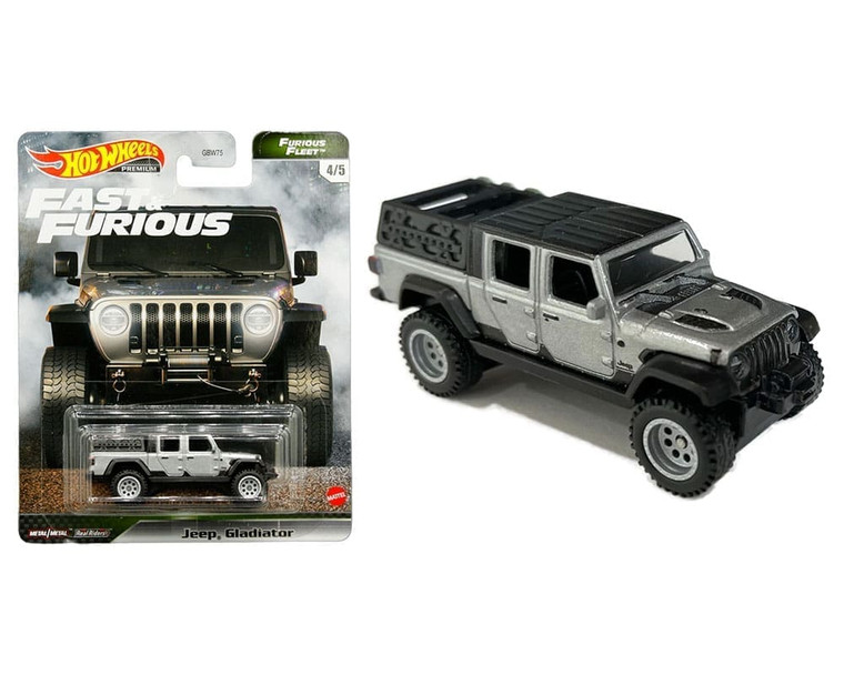 Hot Wheels 1:64 Fast & Furious Jeep Gladiator Furious Fleet Premium- Diecast
