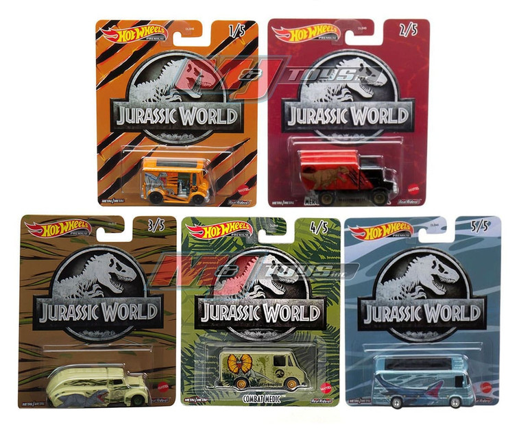 Hot Wheels 1:64 Pop Culture 2022 Q Case Jurassic World- Diecast