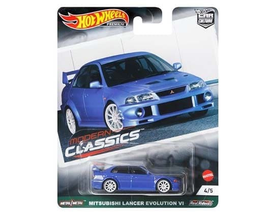 (preorder) Hot Wheels 1:64 Car Culture 2021 Modern Classic Mitsubishi Lancer Evolution Vi Solid Pack- Diecast