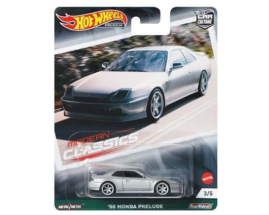 (preorder) Hot Wheels 1:64 Car Culture 2021 Modern Classic Honda Prelude Solid Pack- Diecast