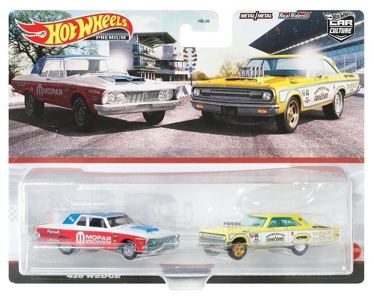 Hot Wheels 1:64 Car Culture 2-pack 63 Plymouth Belverdere & 65 Dodge Coronet- Diecast
