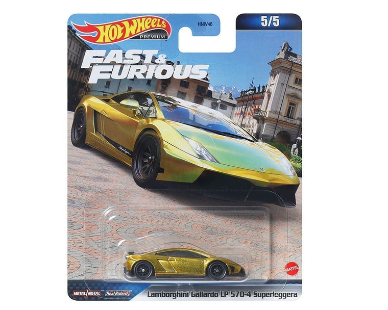 Hot Wheels 1:64 Fast & Furious Premium 2023 D Lamborghini Gallardo Lp570-4 Superleggera Solid Case- Diecast Hot Wheels 1:64 Fast & Furious Premium 2023 D Lamborghini Gallardo Lp570-4 Superleggera Solid Case- Diecast