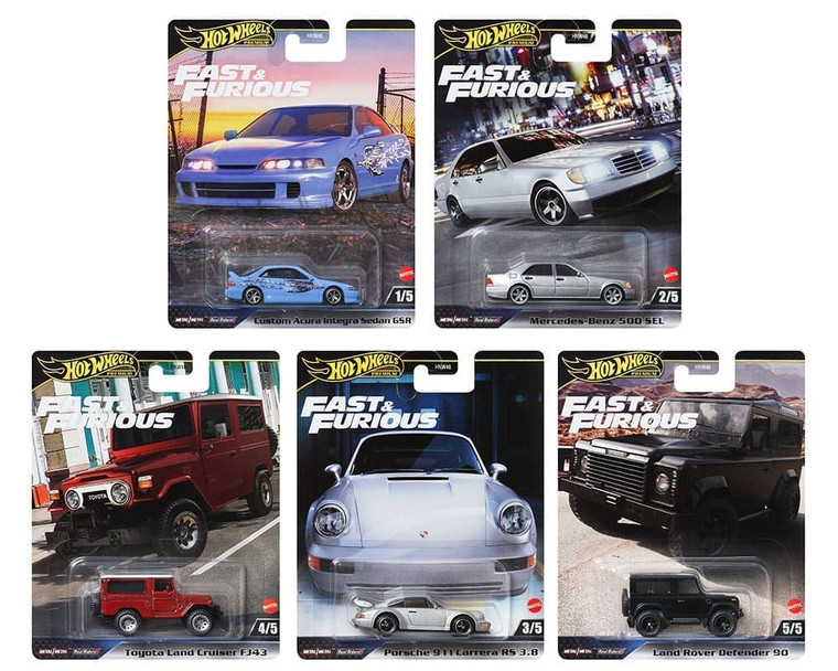 Hot Wheels 1:64 Fast & Furious Premium 2024 G Assortment- Diecast