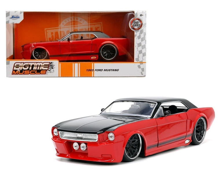 Jada 1:24 1965 Ford Mustang Gt (red) Bigtime Muscle- Diecast