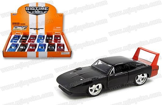 Jada 1:32 Display Tray 1969 Dodge Charger Daytona Big Time Muscle- Diecast