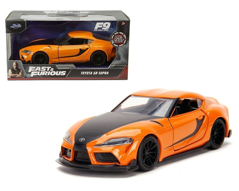 Jada 1:32 Hans 2020 Toyota Gr Supra Orange Fast & Furious: Fast 9- Diecast