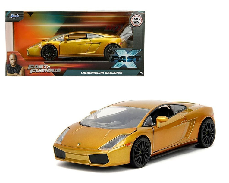 Jada 1:24 Lamborghini Gallardo Gold Fast & Furious: Fast X- Diecast