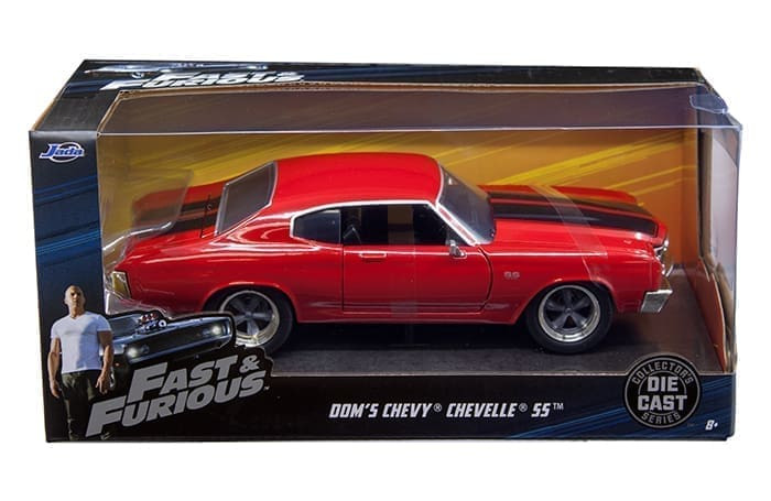 Jada 1:24 Doms 1970 Chevrolet Chevelle (red) The Fast & Furious- Diecast