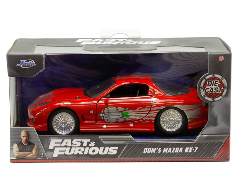 Jada 1:32 Doms Mazda Rx-7 Fast & Furious- Diecast