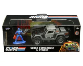 Jada 1:32 G.i Joe Cobra Commander & Stinger Hollywood Rides- Diecast