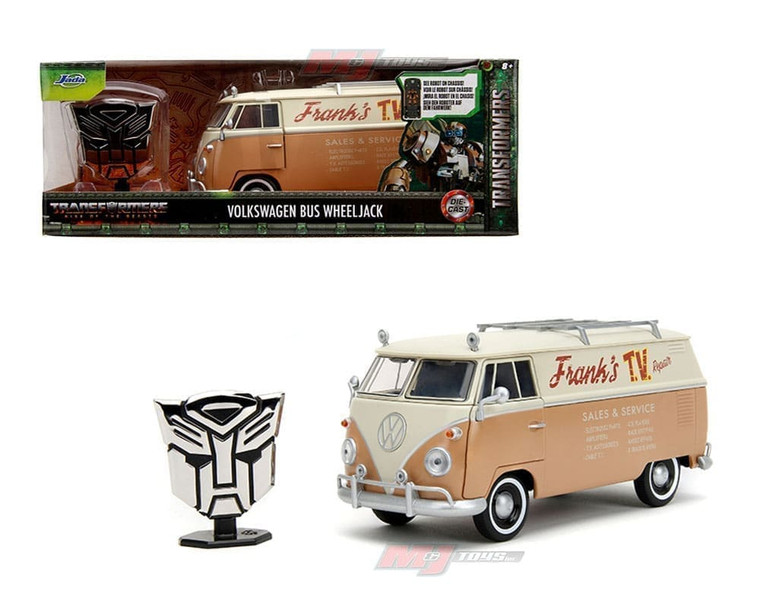 Jada 1:24 Volkswagen Bus Wheeljack Transformers Rise Of The Beasts Hollywood Rides- Diecast