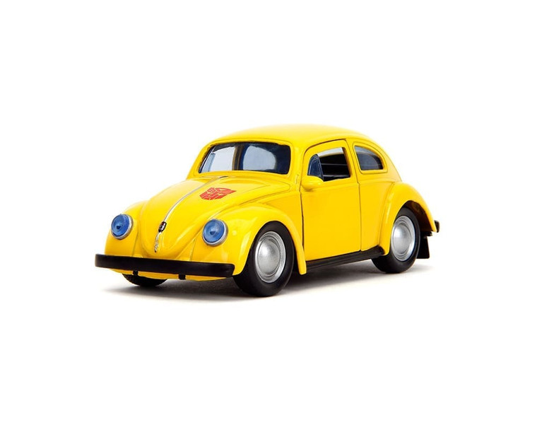 Jada 1:32 Bumblebee Volkswagen Beetle Transformers Hollywood Rides- Diecast