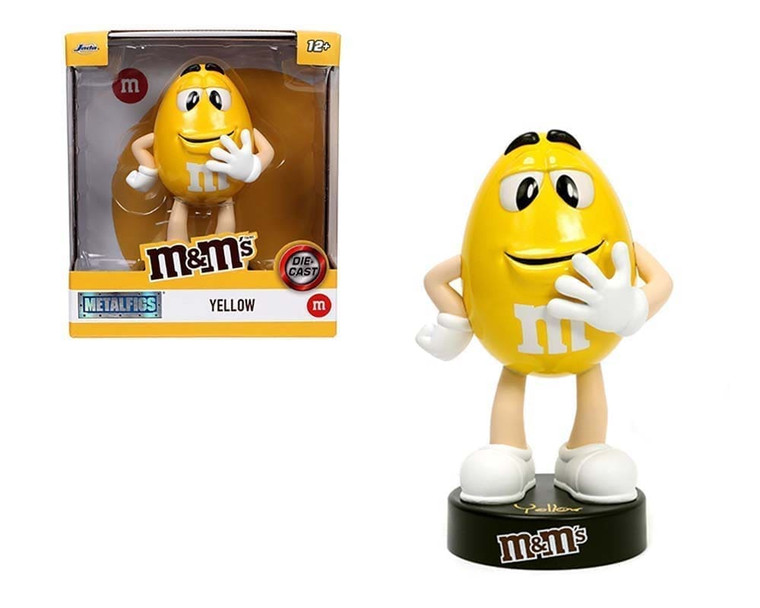 Jada M&ms Yellow 4 Figure Metalfigs- Diecast