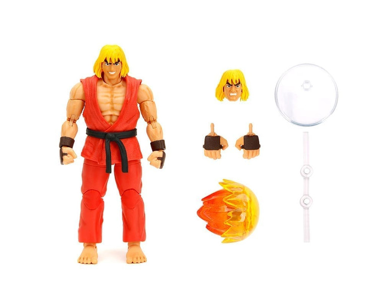 Jada Action Figure 6 Ken Ultra Street Fighter 2: The Final Challengers- Diecast