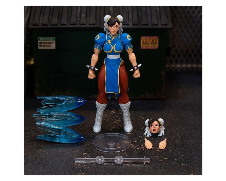 Jada Action Figure 6 Chun-li Ultra Street Fighter 2: The Final Challengers- Diecast