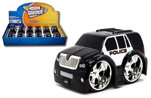 Jada 3.5 Display Toon Garage 2003 Lincoln Navigator Police- Diecast