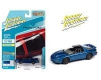 Johnny Lightning 1:64 Classic Gold 1995 Pontiac Trans Am (medium Cloisonne Blue Poly)- Diecast