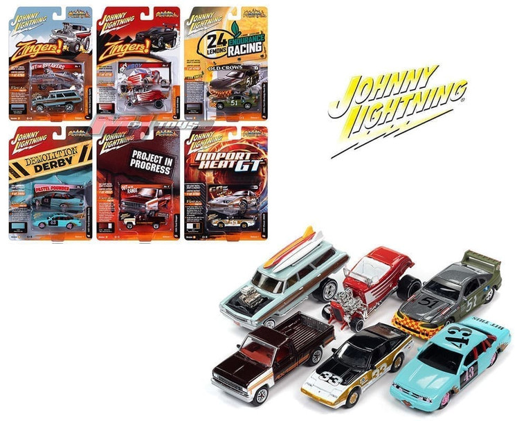 Johnny Lightning 1:64 Street Freaks 2023 Release 1 Version B 6-style Assortment- Diecast