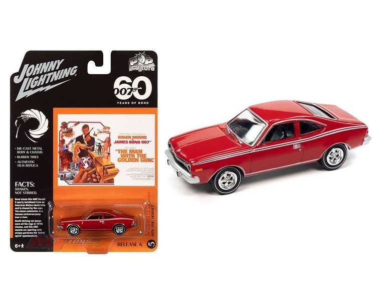 Johnny Lightning 1:64 1974 Amc Hornet (red) James Bond 007 The Man With The Golden Gun Pop Culture 2022 Release 4- Diecast