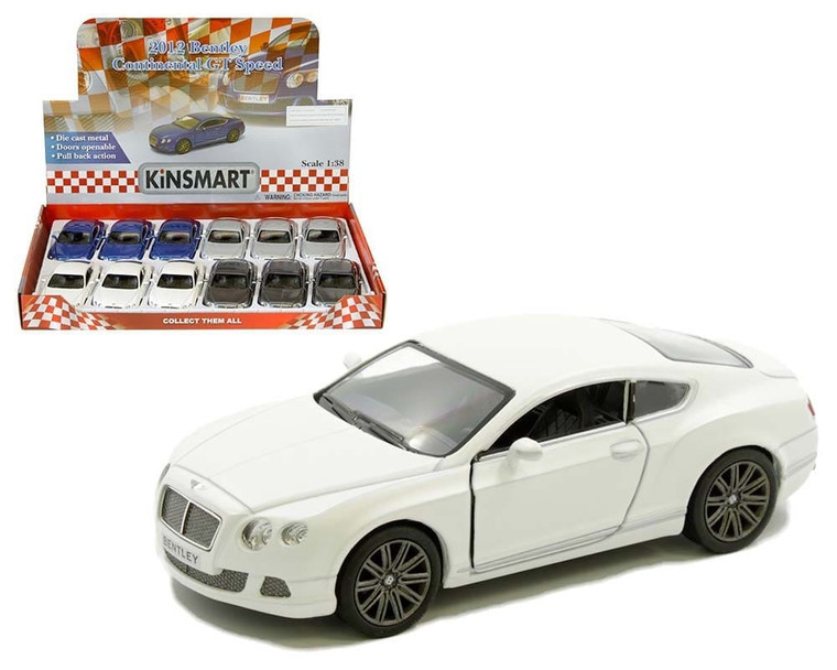 Kinsmart 1:38 2012 Bentley Continental Gt Speed (5)- Diecast