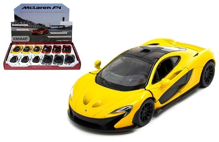 Kinsmart 1:36 Mclaren P1 5 (kt5393d ) Display Tray Box Of 12- Diecast