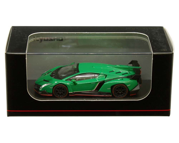 Kyosho 1:64 Lamborghini Veneno (green / Red Line)- Diecast