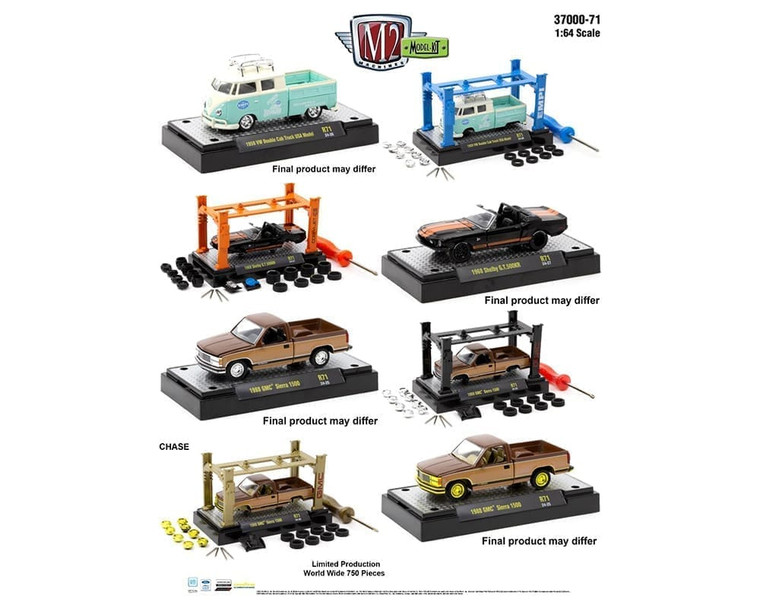 M2 Machines 1:64 Model-kit Release 71 Assortment- Diecast