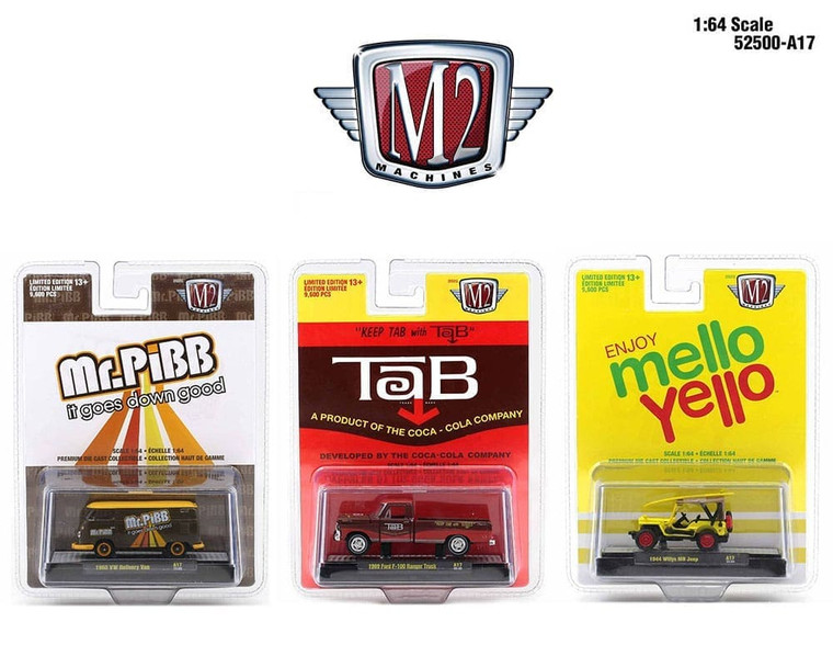 M2 Machines 1:64 Coca-cola 2022 Release A17- Diecast