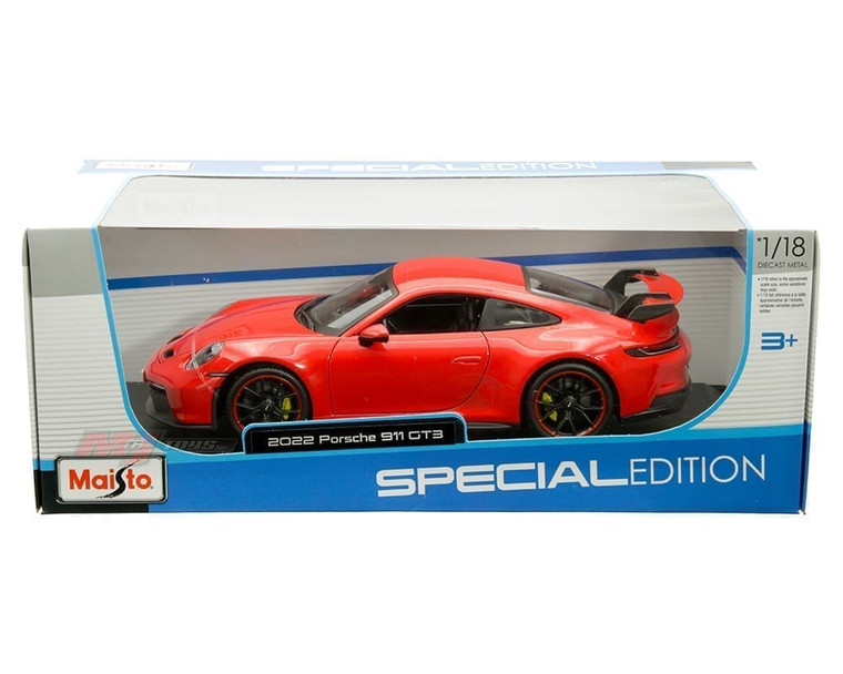Maisto 1:18 2022 Porsche 911 Gt3 Red Special Edition- Diecast