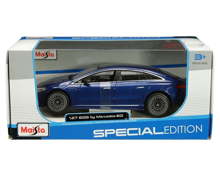 Maisto 1:27 2022 Eqs By Mercedes-eq (blue) Special Edition- Diecast