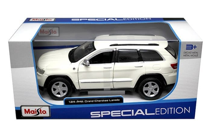 Maisto 1:24 2011 Jeep Grand Cherokee Laredo (white) Special Edition- Diecast