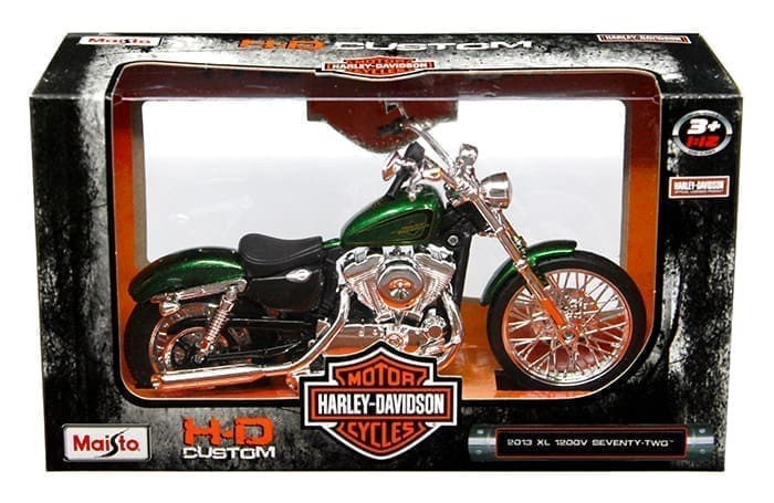 Maisto 1:12 2013 Xl1200 V Seventy-two Harley-davidson Motorcycles- Diecast