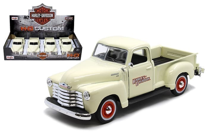 Maisto 1:24 1950 Chevrolet 3100 Pickup Truck Cream H-d Custom- Diecast