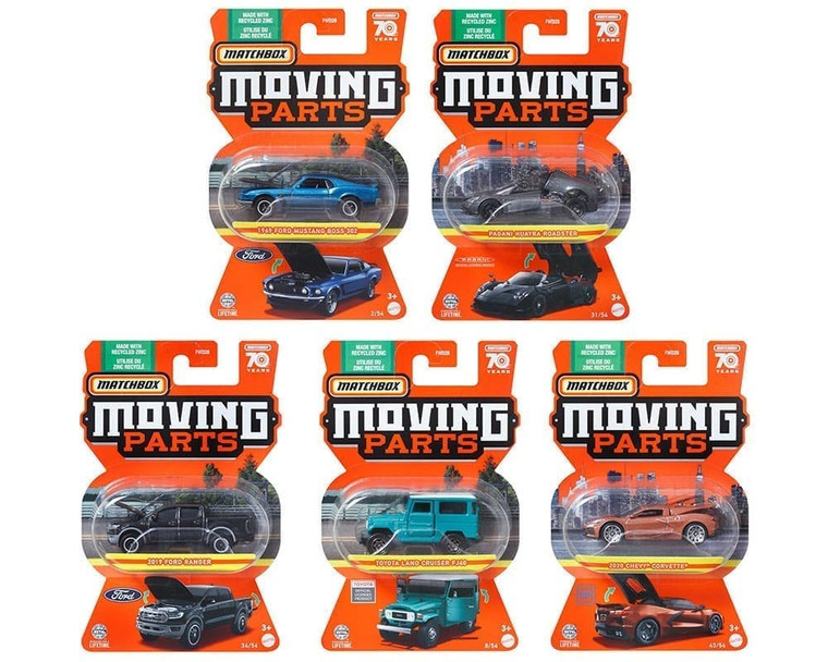 (preorder) Matchbox 1:64 Moving Parts B Assortment- Diecast