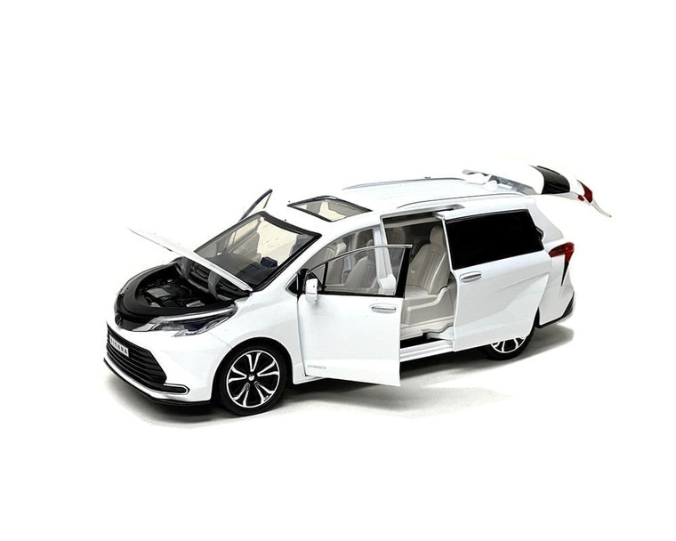 Mijo Exclusives 1:24 Toyota Sienna Mini Van White- Diecast