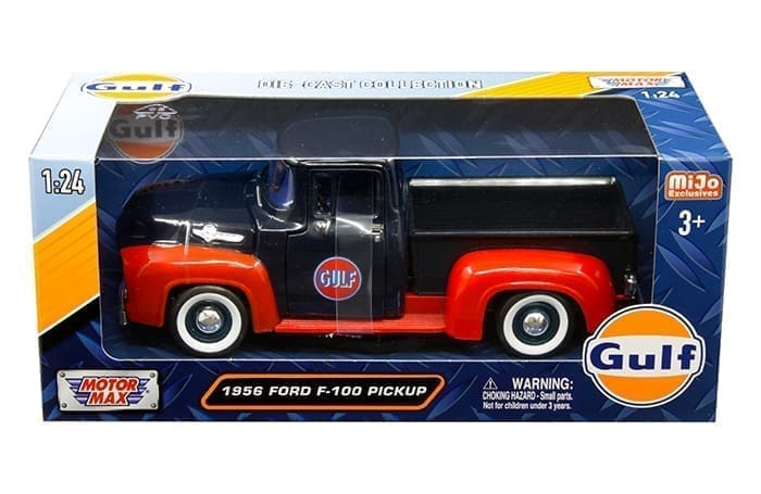 Motormax 1:24 1956 Ford F-100 Pickup Gulf- Diecast