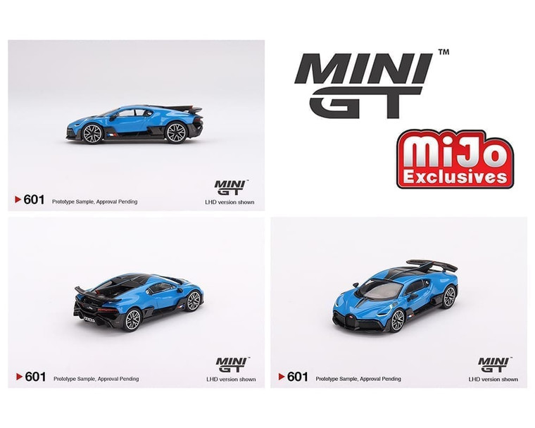 Mini Gt 1:64 Bugatti Divo Blu Bugattiâ Lhd Mijo Exclusives- Diecast
