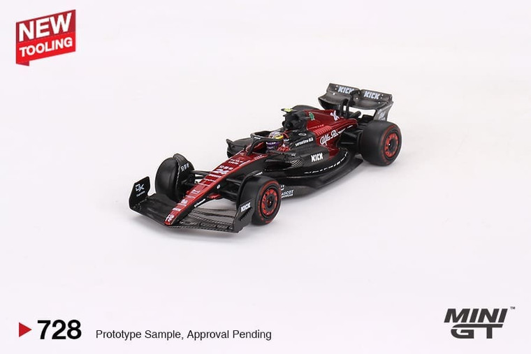 Mini Gt 1:64 Alfa Romeo C43 #24 Zhou Guanyu 2023 F1 2023 Australian Gp- Mijo Exclusives- Diecast