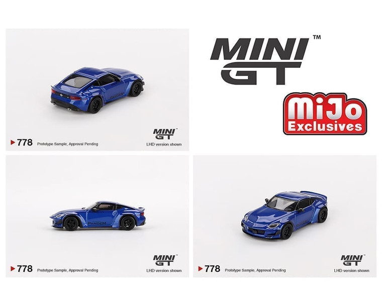 Mini Gt 1:64 Nissan Z Pandem Seiran Blue Mijo Exclusives- Diecast