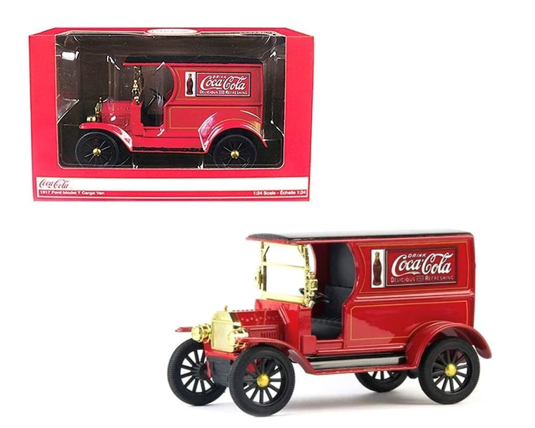 Motor City Classics 1:24 1917 Ford Model T Red- Diecast
