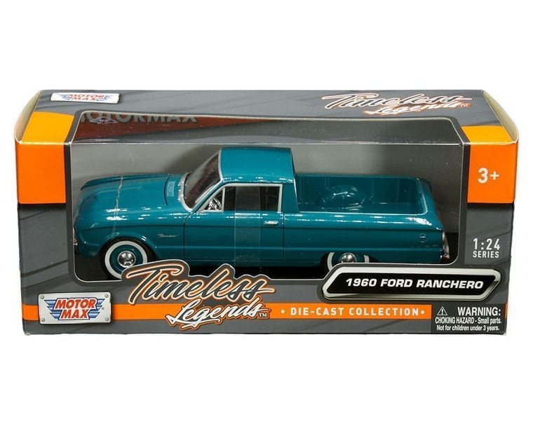Motormax 1:24 1960 Ford Ranchero (turquois) Timeless Legends- Diecast