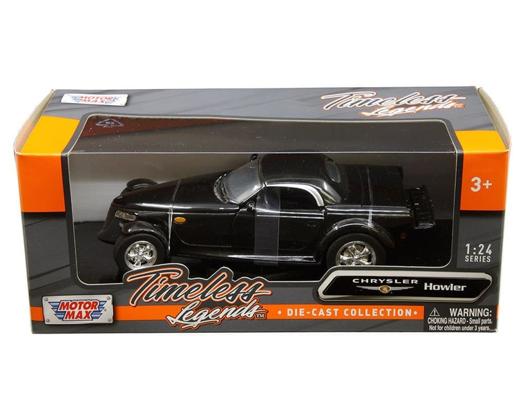 Motormax 1:24 Chrysler Howler Black Timeless Legends- Diecast