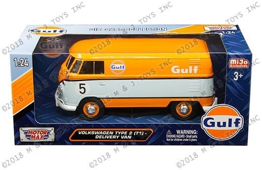 Motormax 1:24 Volkswagen Type 2 (t1) Delivery Van Gulf Mijo Exclusives- Diecast
